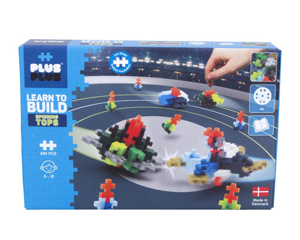 لعبة تعلم بناء الرؤوس الدوارة