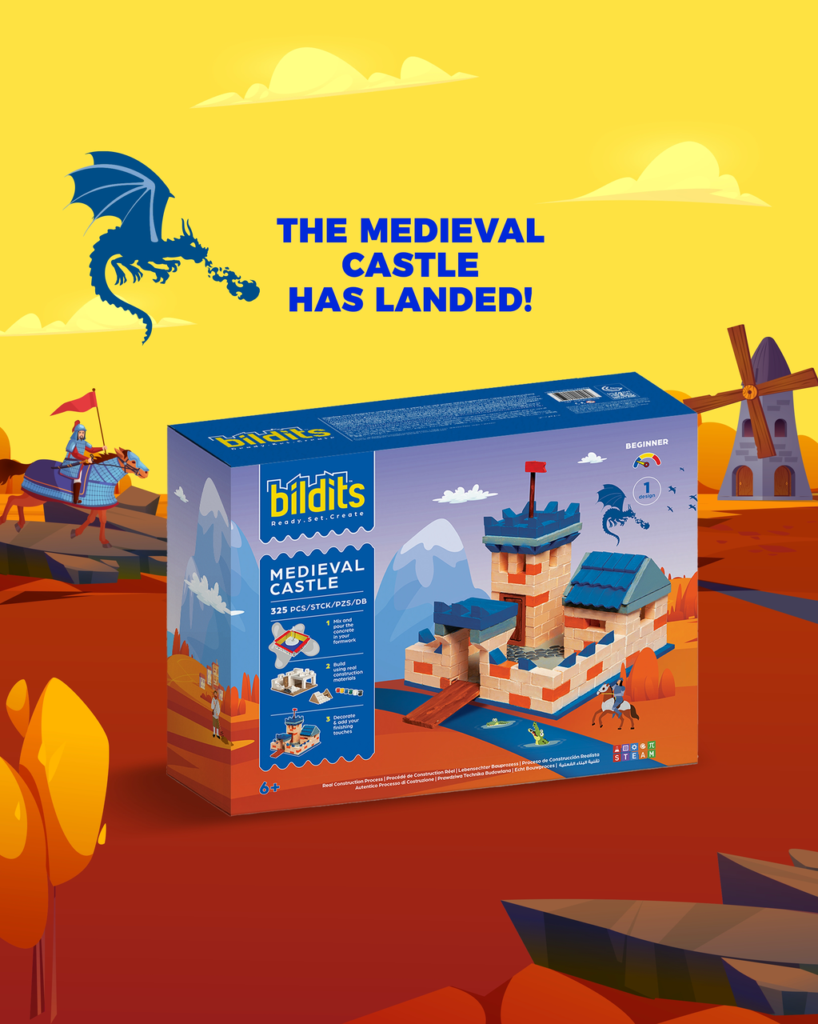 لعبة بناء قلعة واقعية